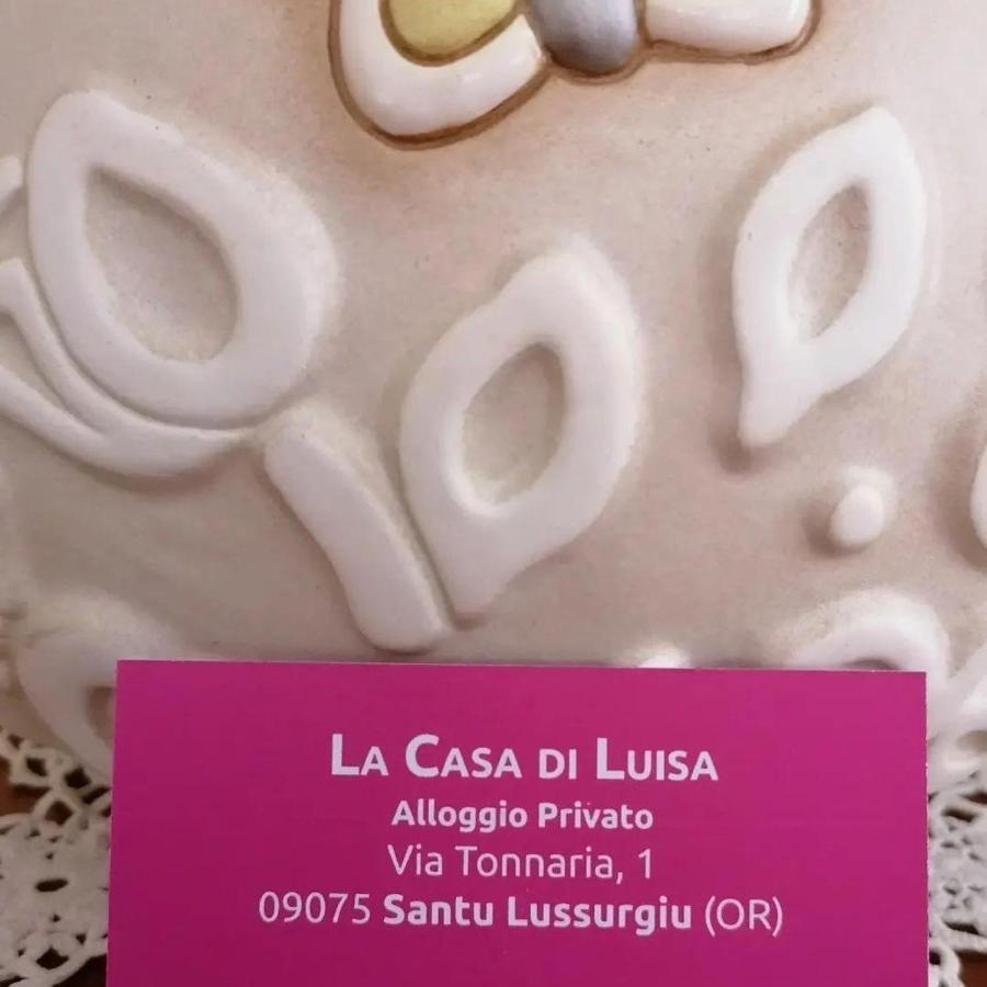 La Casa Di Luisa Lejlighed Santu Lussurgiu Eksteriør billede